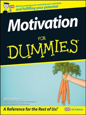 cover image of Motivation For Dummies